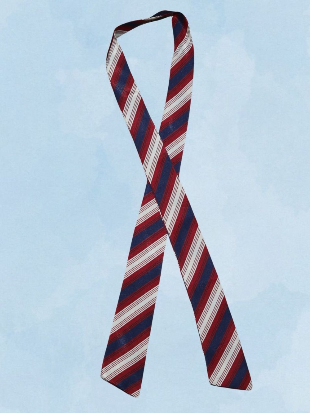 Striped little scarf/belt
